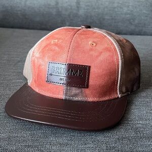 Brimmz Fall Marble faux Leather Multicolor hat size XS infant